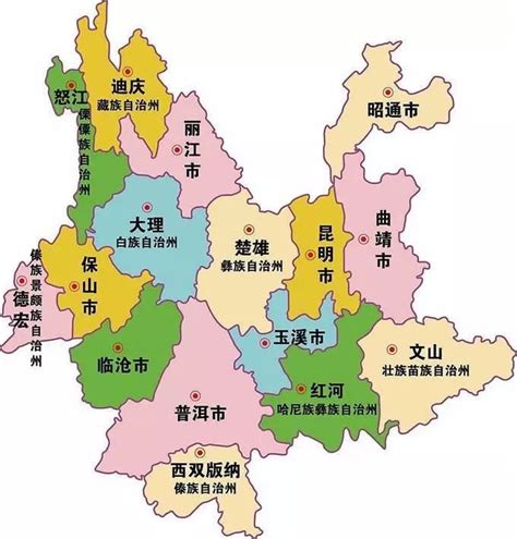 云南有哪些城市|云南省城市规模划分：1个特大城市，3个中等城市，21个小城市